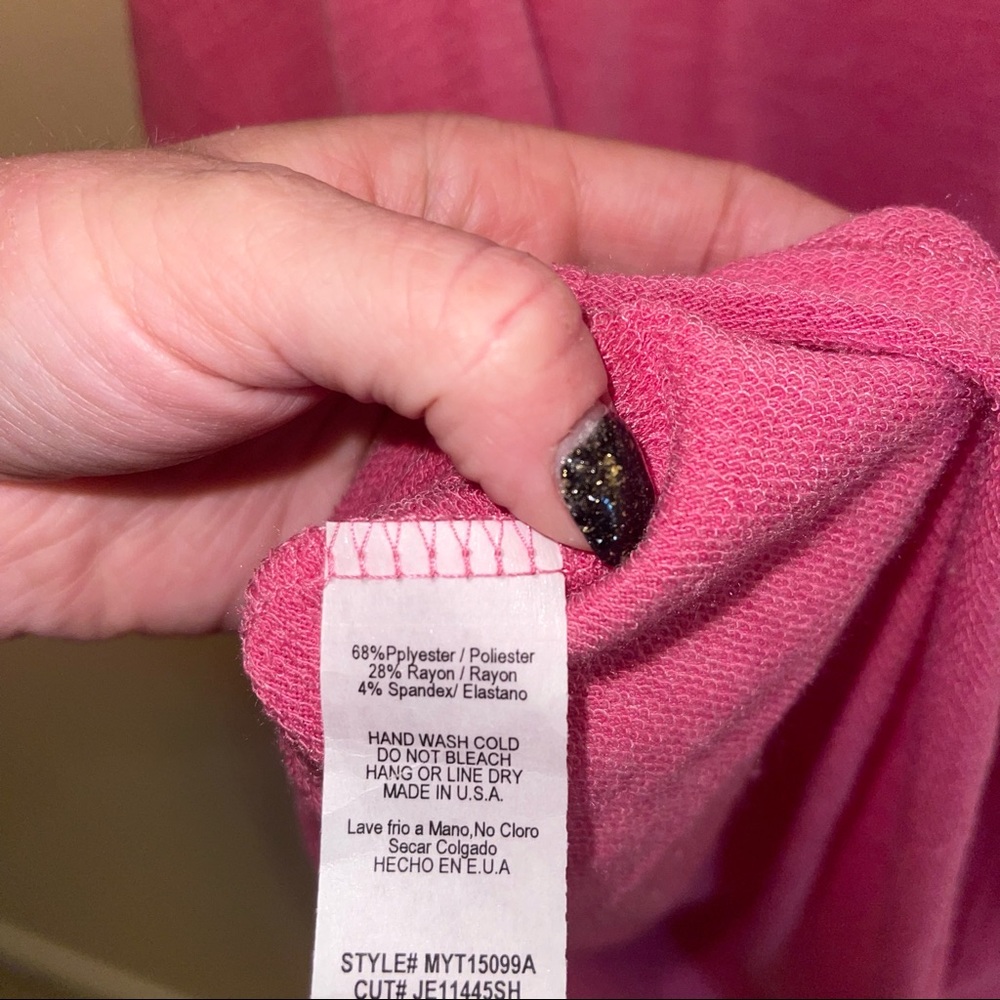 Hot Pink Solid Bright Oversized Chest Patch Pocke… - image 8